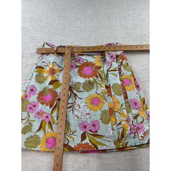 Spartina 449 Women's Small Linden Skirt Heyward's Rate Gerber Daisies - Picture 3 of 9